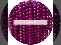 다양한 매끄러운 둥근 느슨한 칼세돈 석탄 진주