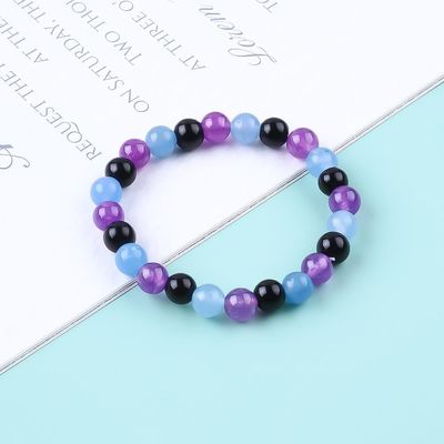 손으로 만든 탄력적인 여성 힘의 팔찌 4mm/6mm/8mm