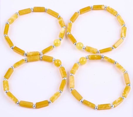 3mm/8mm/13mm 직사각형 구슬 치유 에너지 크리스탈 보석 팔찌