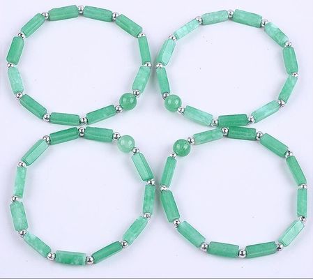 3mm/8mm/13mm 직사각형 구슬 치유 에너지 크리스탈 보석 팔찌