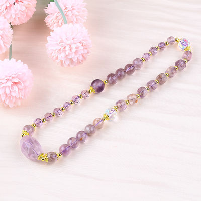 듀플 레이어 보라색 아제츠루라이트 12mm 14mm 진주 팔찌 OEM ODM