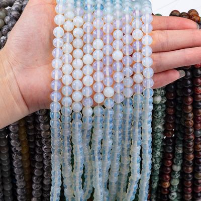 6mm/8mm/10mm/12mm 보석 제조를 위한 완화형 느슨한 돌 구슬