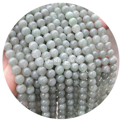 도매 원형 천연 돌 진주 원형 느슨 보석 진주 액세서리 8mm 아쿠아마린 느슨 진주 DIY 보석