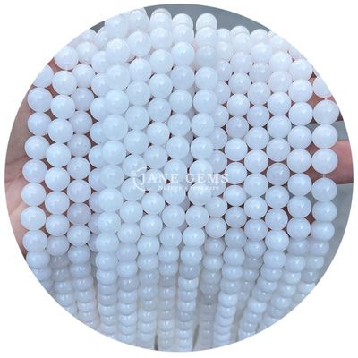 도매 원형 천연 돌 진주 원형 느슨 보석 진주 액세서리 8mm 아쿠아마린 느슨 진주 DIY 보석