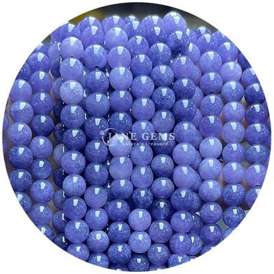 도매 원형 천연 돌 진주 원형 느슨 보석 진주 액세서리 8mm 아쿠아마린 느슨 진주 DIY 보석