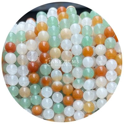 도매 원형 천연 돌 진주 원형 느슨 보석 진주 액세서리 8mm 아쿠아마린 느슨 진주 DIY 보석