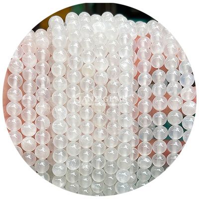 도매 원형 천연 돌 진주 원형 느슨 보석 진주 액세서리 8mm 아쿠아마린 느슨 진주 DIY 보석