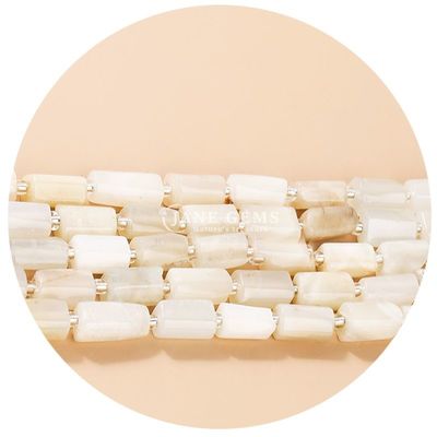 도매 천연 결정 보석 실린더 모양 진주 아가트 실린더 느슨한 진주 액세서리 DIY 보석 제조