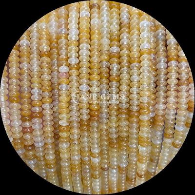크리스탈 보석 Rondelle 주판 모양 HeShi 구슬 다양한 돌 유형 보석 만들기위한 느슨한 구슬 가닥