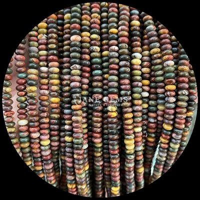 천연 보석 론델 (Rondelle) 아바쿠스 (Abacus) 모양 진주 분홍색 아벤투린 (Aventurine) 라피스 라즈리 (Lapis Lazuli) 치유 에너지를 위한 느슨한 진주 나선