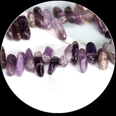 천연 결정 보석 불규칙 치아 모양 닦은 구슬 칩 자갈 느슨한 구슬 가닥 DIY 보석 제조