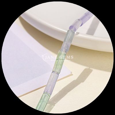 불규칙한 플루오라이트 구슬 크리스탈 보석 둥근 튜브 모양 물방울 모양 느슨한 구슬 나선 DIY 보석 제조