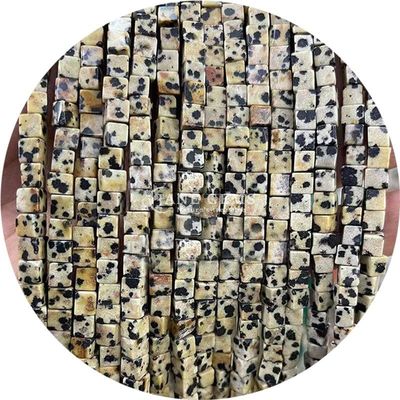 도매 천연 크리스탈 보석 사각형 아가트 진주 큐브 느슨한 튀르코아즈 진주 액세서리 보석 제조용 간격