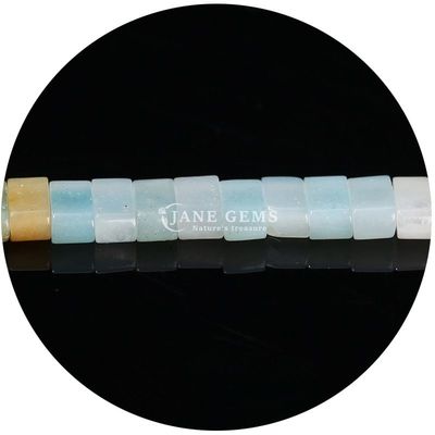 도매 천연 크리스탈 보석 정면 직사각형 진주 느슨한 돌 진주 액세서리 보석의 정면 간격