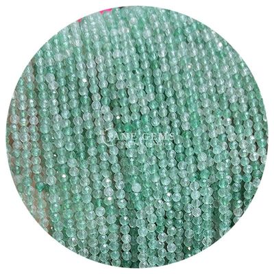 보석 진주 자연 결정 면적 둥근 모양 작은 모가나이트 검은  Rutilated 쿼츠 느슨한 진주 스트랜드 팔찌