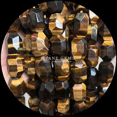 Black Rutilated Quartz Gem Bead Natural Crystal Raw Rough Faceted Stone Loose Bead Strands For Bracelets
