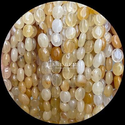 Carnelian Indian Agate Gem Bead Natural Crystal Oval Shape Stone Loose Bead Strands For Bracelets