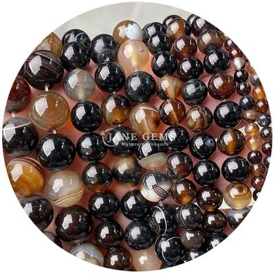 정품 진짜 아가트 느슨한 진주 빨간 아가트 진주 줄기 열쇠 사슬 / 보석 / 공예품 선물 만들기