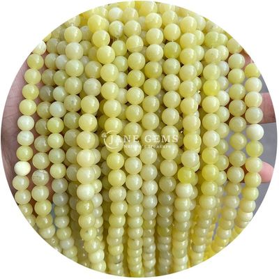천연 느슨한 돌 진주 띠 보석 분홍색 아벤투린 둥글 DIY 보석 제조를 위해 부드러운