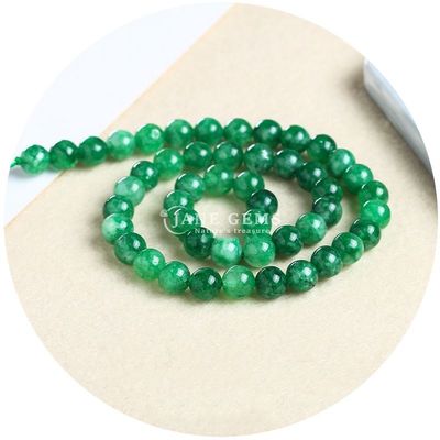 Round Shape Pink Opal Green Jadeite Color Xinjiang Chalcedony For Handmade Gift Making
