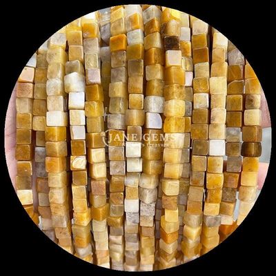 큐브 사각형 모양 하울라이트 라피스 라즈리 DIY 보석 제조용 느슨한 진주 나선
