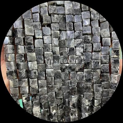 큐브 사각형 모양 하울라이트 라피스 라즈리 DIY 보석 제조용 느슨한 진주 나선