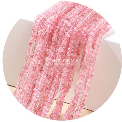 보석 진주 딸기 쿼츠 아파티트 크리스탈 느슨한 진주 DIY 공예품 보석 제조