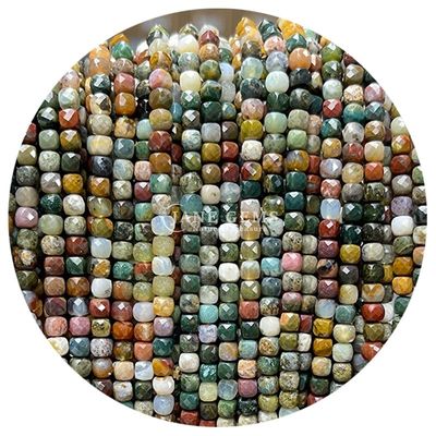 닦은 부드러운 느슨 한 구슬 DIY 공예품에 대한 면적 설탕 큐브 보석 만드는 보석 구슬