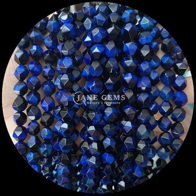 보석 진주 다이아몬드 다양한 색상 눈부신 DIY 보석 6mm 8mm 10mm 투르말린 블루 호랑이 눈 느슨한 줄무늬