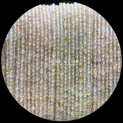 맞춤형 큐브 정사각형 보석 진주 금  Rutilated 쿼츠 Prehnite 느슨 스트랜드 진주 보석 제조