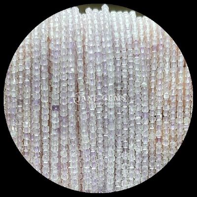 맞춤형 큐브 정사각형 보석 진주 금  Rutilated 쿼츠 Prehnite 느슨 스트랜드 진주 보석 제조