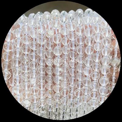 천연 원형 보석 진주 맑은 쿼츠 시트린 아메티스트 DIY 보석용 느슨한 나선