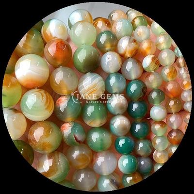 DIY 보석 제작 8mm 원형 천연 보석 구슬 체리 아가트 및 귀걸이를위한 다양한 아가트 스트랜드