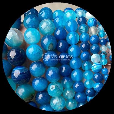 줄무늬 아가트 진주 보석 진주 8mm 보석 만들기 DIY 공예품