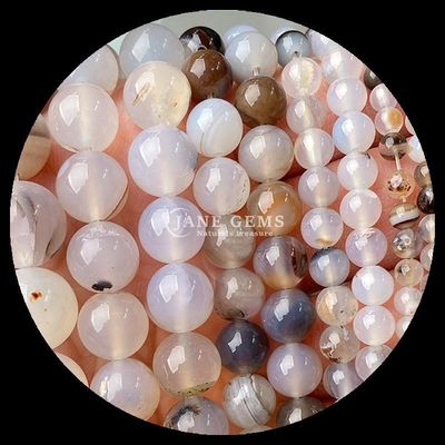 줄무늬 아가트 진주 보석 진주 8mm 보석 만들기 DIY 공예품