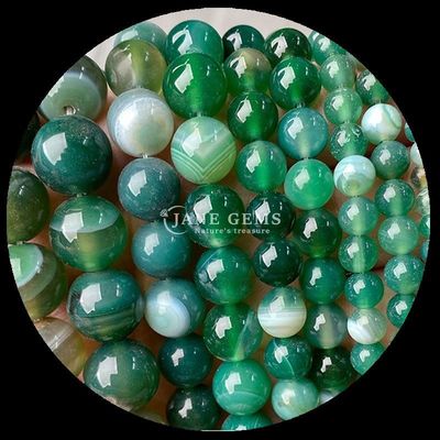 보석 8mm 진주 다양한 아가트 진주 녹색 아가트 카넬리아 브라운 아가트 DIY용 느슨한 진주 나선