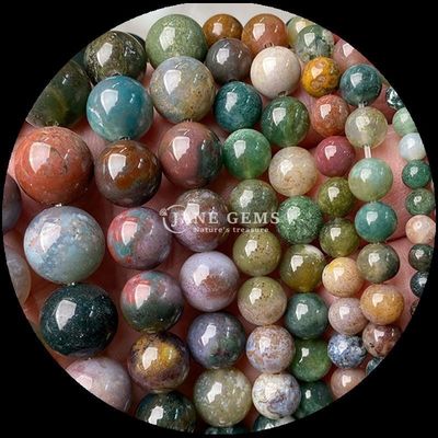 보석 8mm 진주 다양한 아가트 진주 녹색 아가트 카넬리아 브라운 아가트 DIY용 느슨한 진주 나선