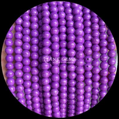 8mm 닦은 보석 보석 제조 용품, 다양한 색상 튀르코아스 느슨한 보석
