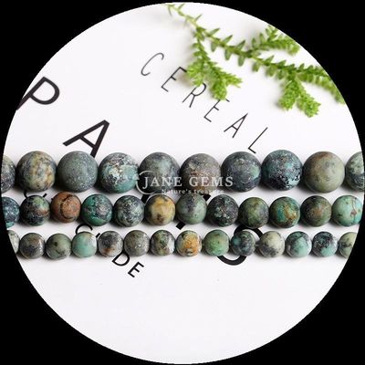 다채색 둥근 절단 보석 여러 종류 하울라이트 아프리카 튀르코아즈 진주 DIY 보석