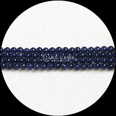DIY 천연 보석으로 보석을 만드는 것 진주 4mm 크기 아름다운 크리스탈 로즈 쿼츠 소달라이트 느슨한 진주 나선