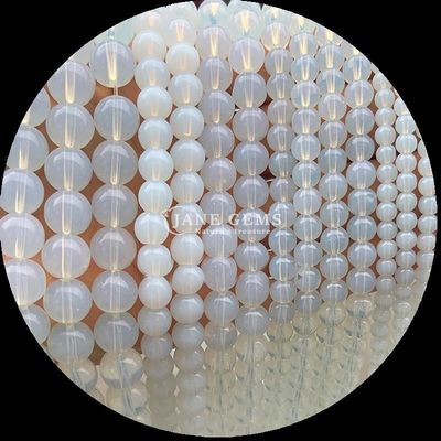 천연 보석 진주 로즈 쿼츠 오파일트 다양한 종류 크리스탈 치유 돌 느슨한 진주 나선