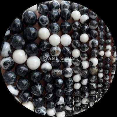 보석 진주 원형 8mm B2B 보석 유통업체에 대한 천연 다양한 크리스탈 치유 돌 제브라 자스퍼 아마존이트 및 더 많은 DIY
